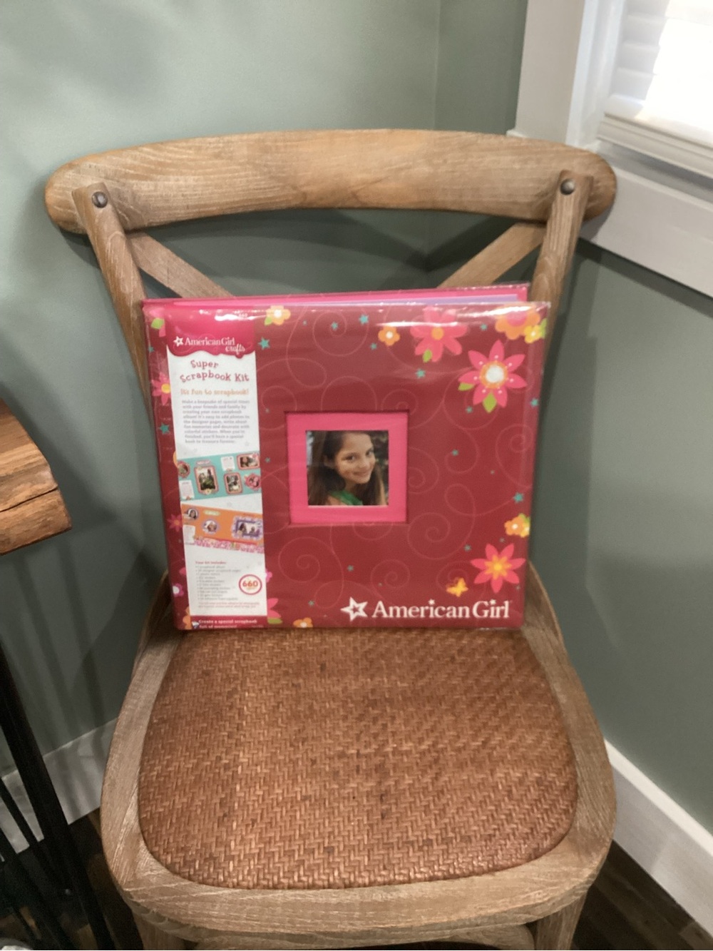 American Girl Pink Floral Photo Scrapbook